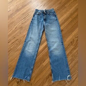 Zara Blue Flare Women's Jeans